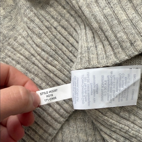 J. Crew Nordic Fair Isle Navy Grey Wool Blend Crewneck Sweater - Picture 7 of 8